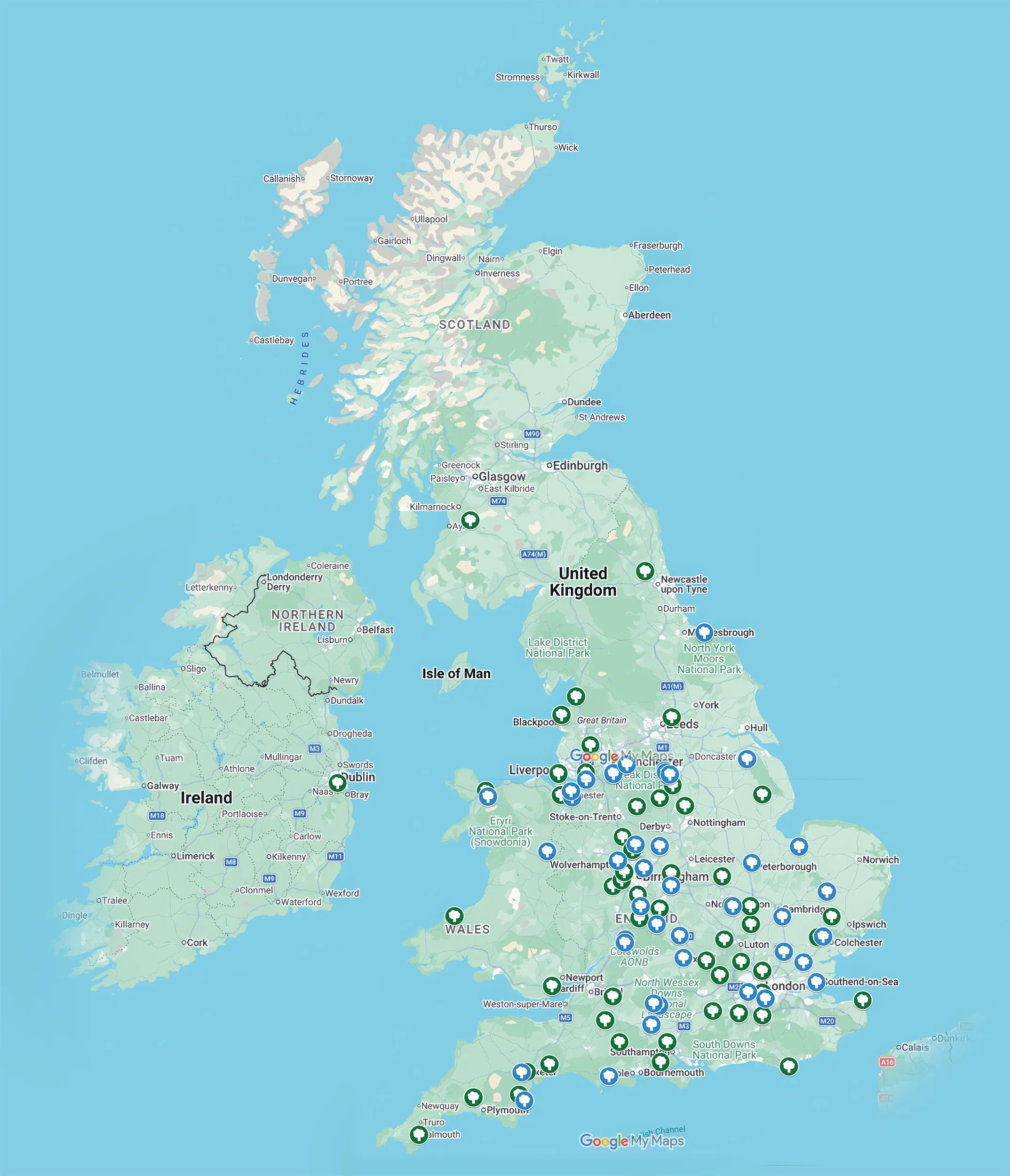 Current distribution of all Arb Ambassadors